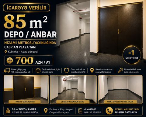 Obyekt icarəyə verilir, Nəsimi r — Bakı