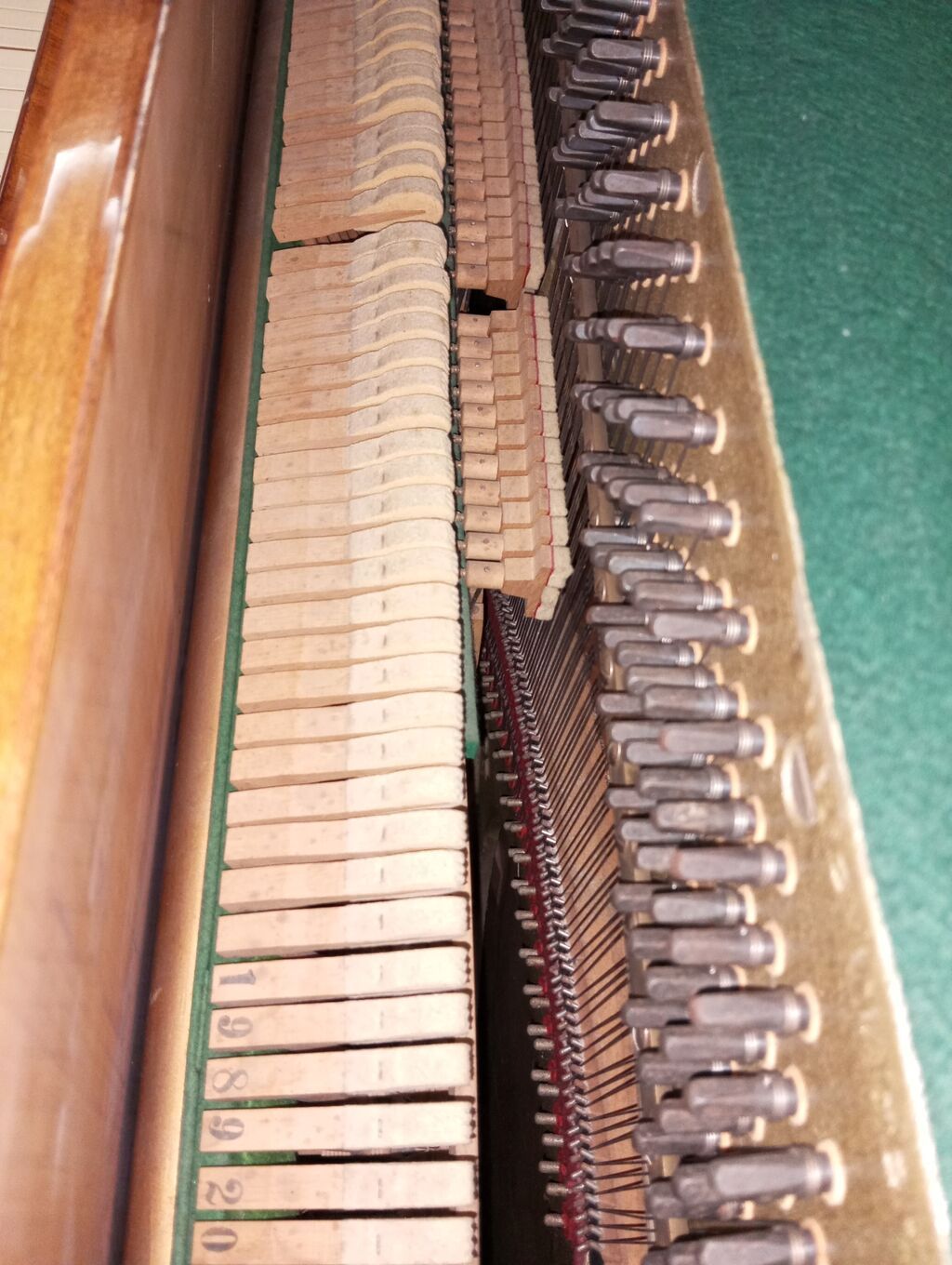 Zimmermann upright pianino - Marka/model: Zimmermann upright — Mallar, Masazır (5)
