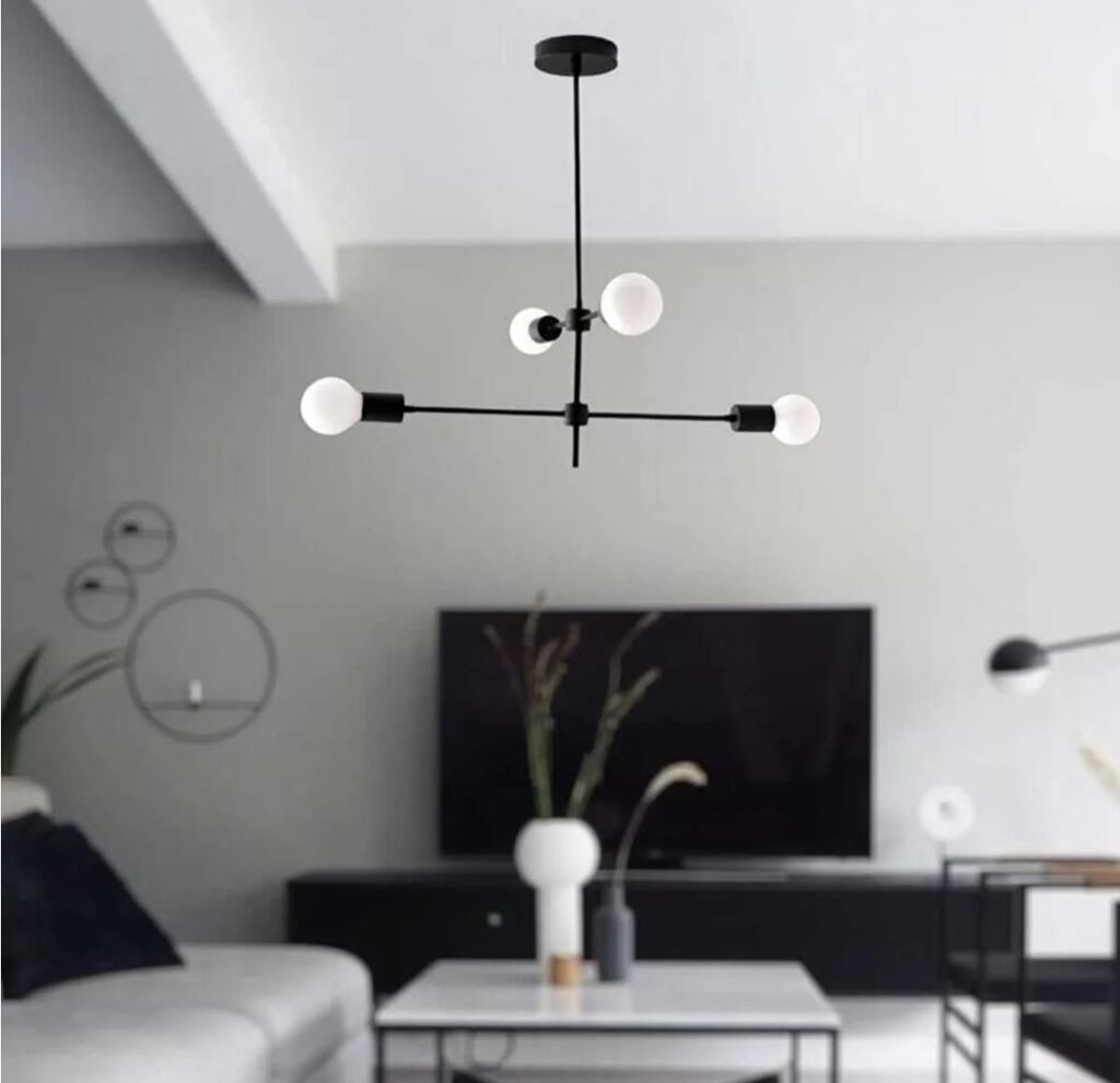 Çılçıraq, 4 lampa, Metal — İşıqlandırma, Bakı
