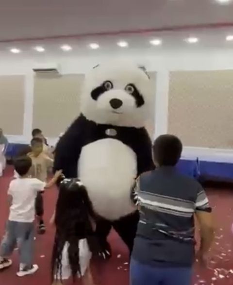 Uşaqlar üçün tədbirə panda maskotu – animator xidməti Təcili Satılır — Bakı