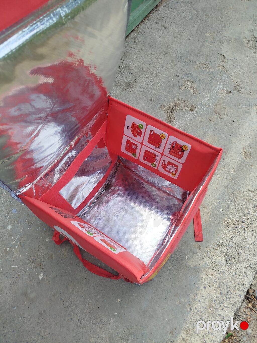 Yango yemək çatdırılması üçün termal çanta - Brend dizaynı: Yango — Mallar, Bakı (4)
