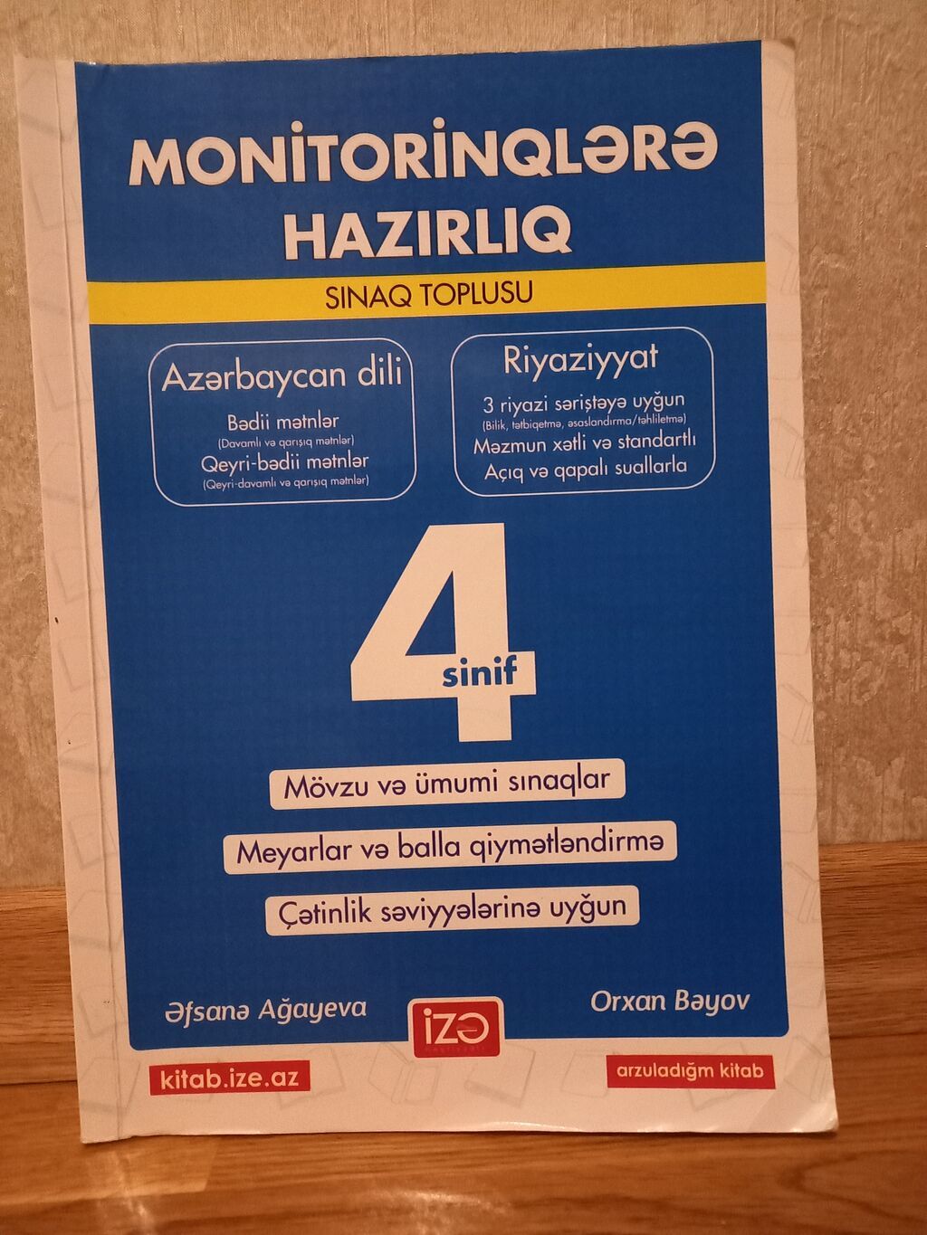 Məhsul: “Monitorinqlərə Hazırlıq – Sınaq Toplusu (4-cü sinif)” — Kitablar və jurnallar, Xırdalan