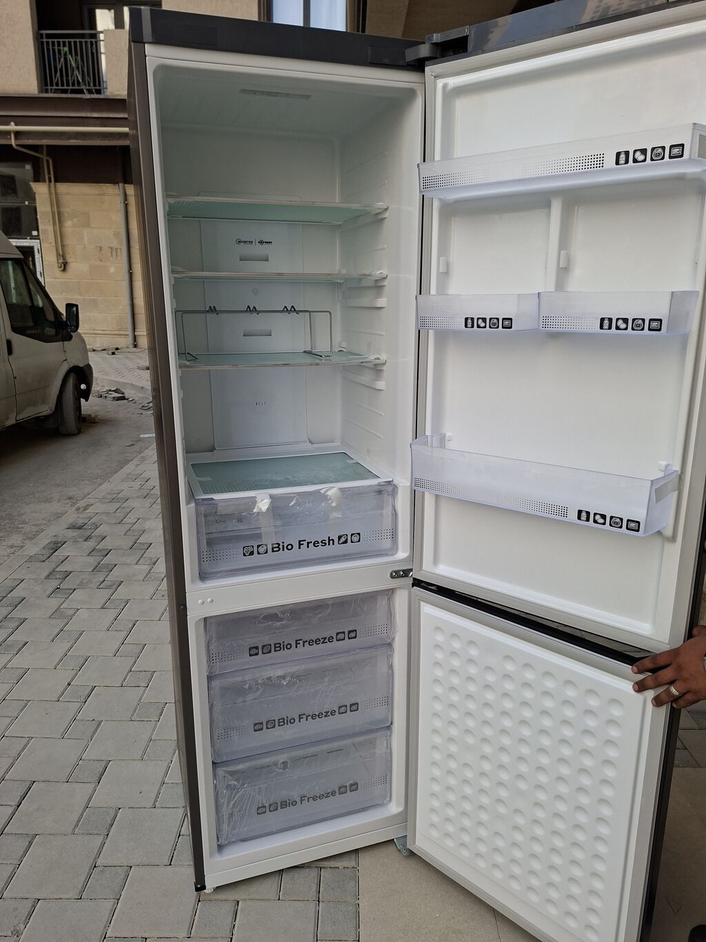 İşlənmiş 2 qapılı Beko Soyuducu Satılır, rəng - Qara — Soyuducular, Digah (2)