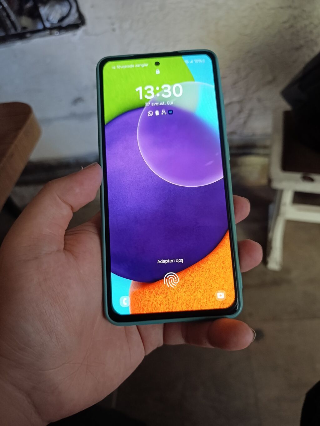 Samsung Galaxy A52, rəng - Yaşıl, Barmaq izi — Samsung, Bakı (2)