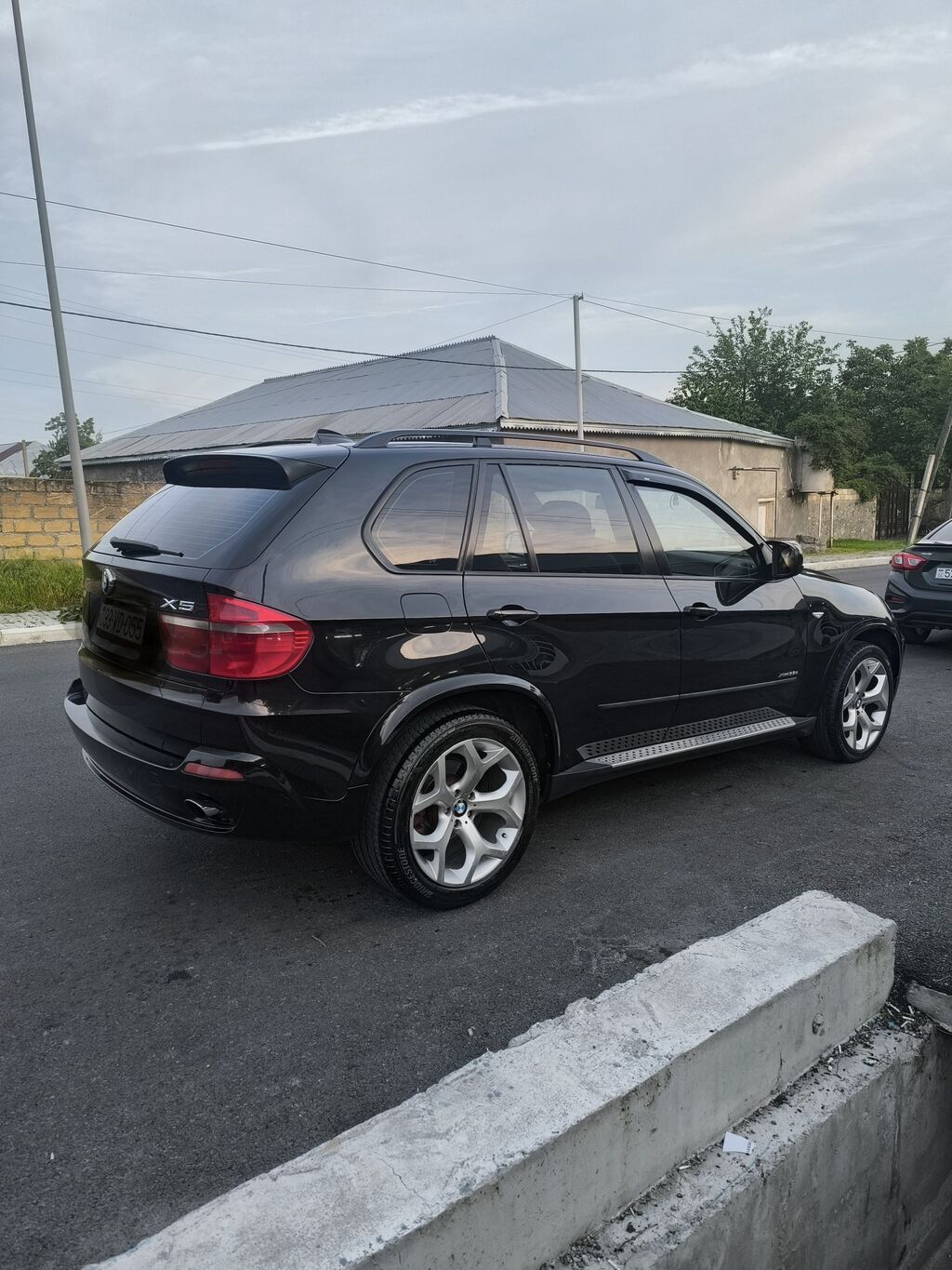 BMW X5 (E70) – qara rəngli, tam ölçülü premium SUV 3 mator dizel M57 — Avto, Şəki (5)