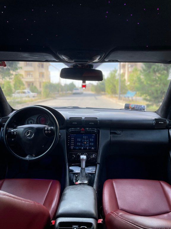 Mercedes C 200, 2.0 L, 2001 il, 310 000 km — Avtomobillər, Şirvan (8)