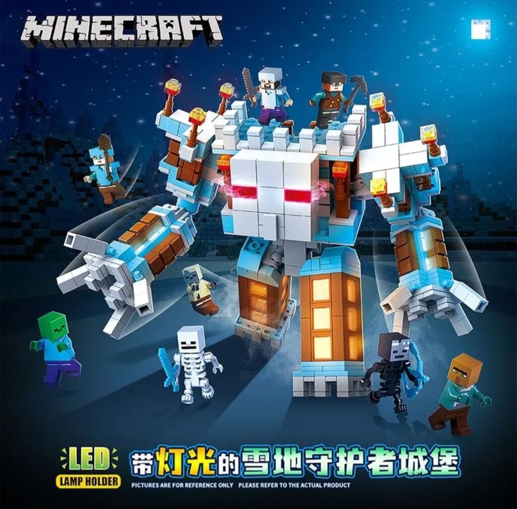 Uşaqlar üçün 866 hissədən ibarət Leqo-kanstruktor Minecraft.Digər — Konstruktorlar, Bakı (4)