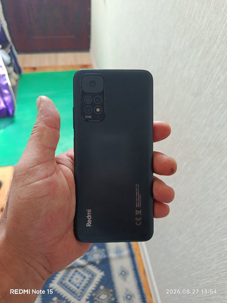 Xiaomi Redmi Note 11 Graphite Gray 128GB/6GB — Smartfonlar, Bakı (2)