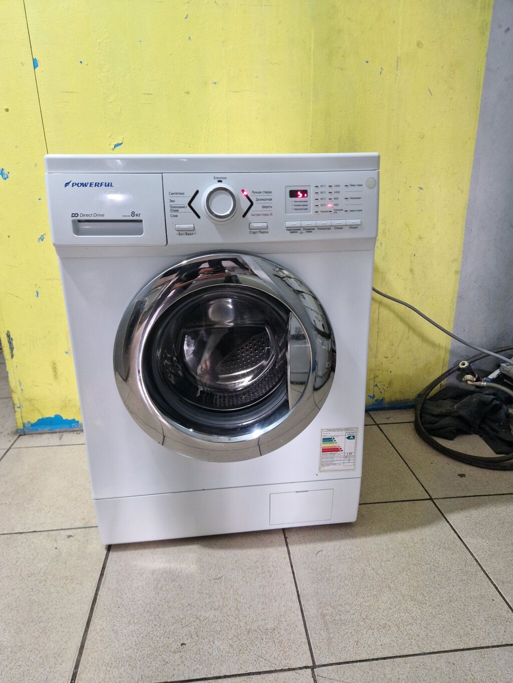 Paltaryuyan maşın Whirlpool, 8 kq, İşlənmiş, Avtomat, Qurutma var, Kredit yoxdur, Ödənişli çatdırılma — Paltaryuyan maşınlar, Bakı (3)