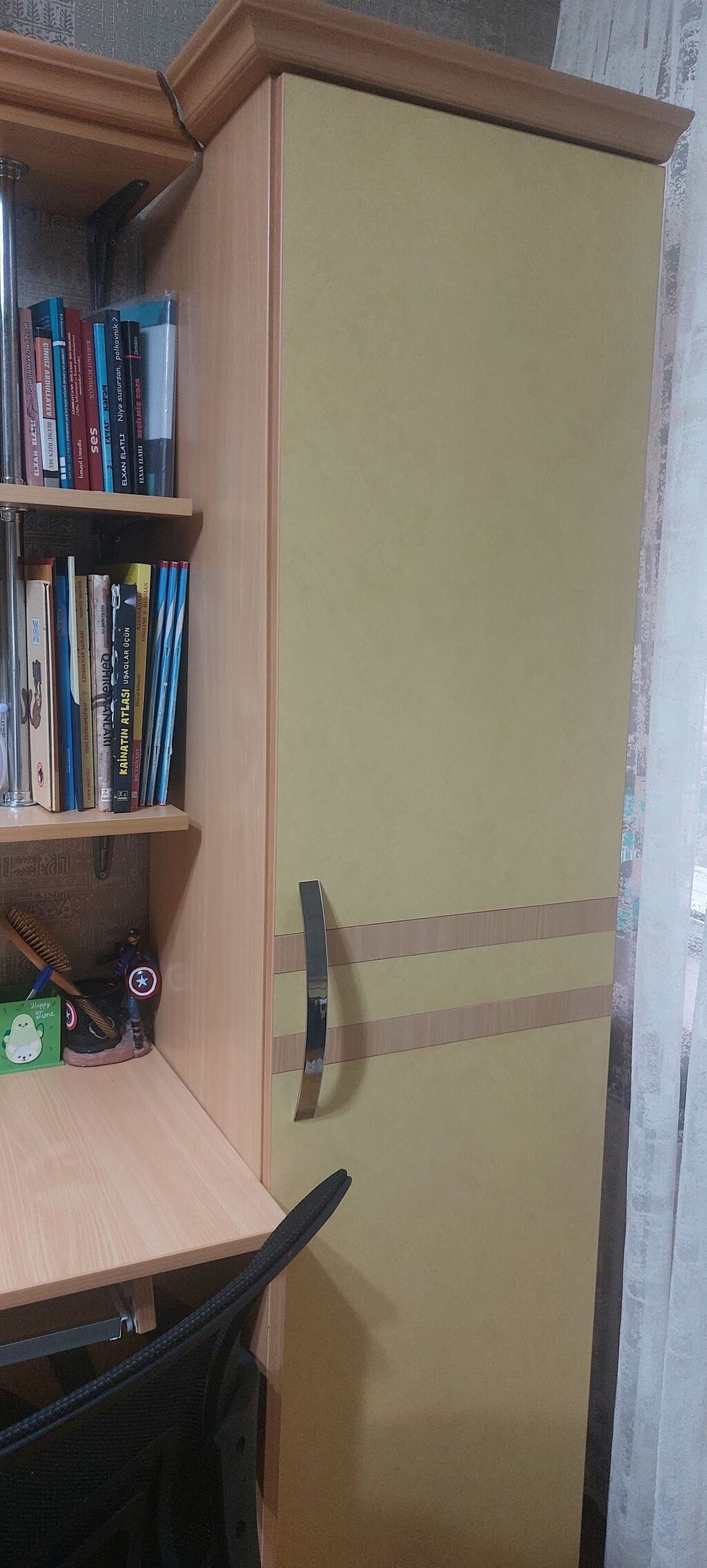 satilir Uşaq/yeniyetmə otağı üçün tam mebel dəsti temiz mdf — Mebel, Bakı (6)