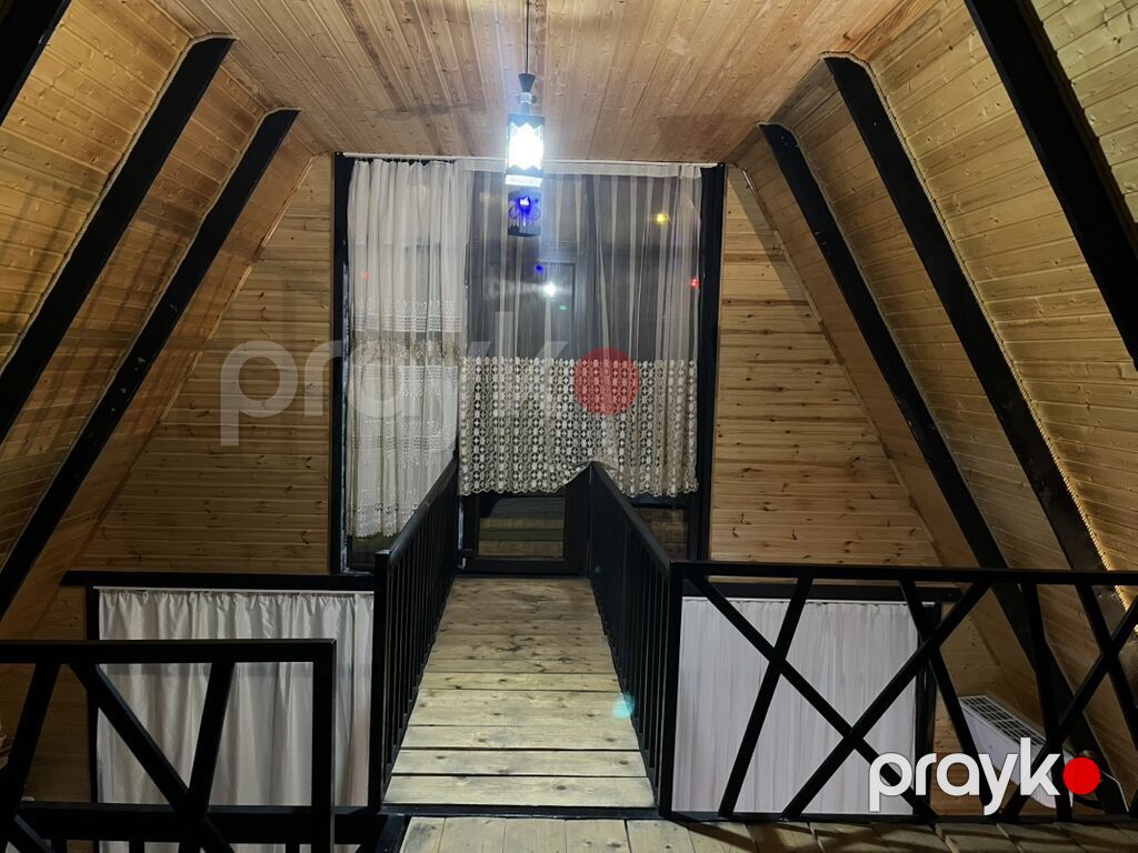 A‑frame tipi ikimərtəbəli taxta ev - Memarlıq: A‑frame (üçbucaq — Daşınmaz əmlak, Quba (3)
