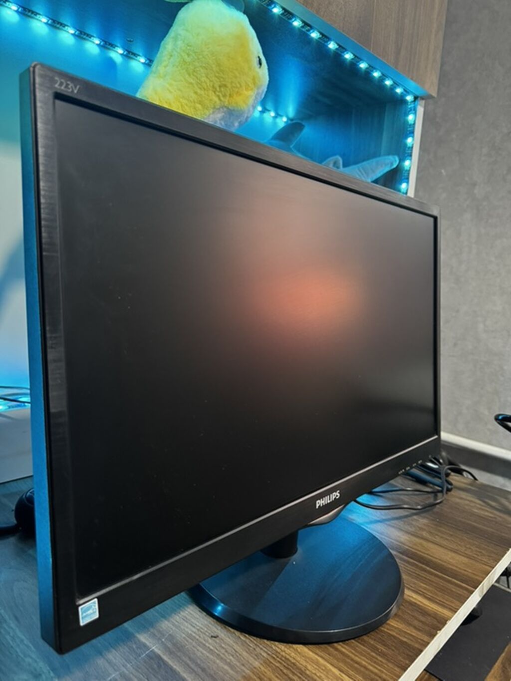 Philips 223V LED monitor - Ekran diaqonalı: 21.5–22 düym (seriyada — Elektronika, Bakı (5)