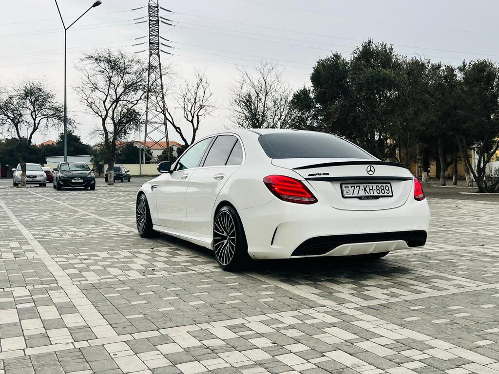 Mercedes C 300, 2.0 L, 2015 il, 222 500 km — Avtomobillər, Bakı (7)