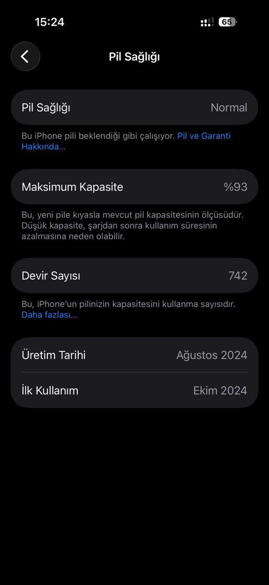 Apple iPhone 16 Pro Natural Titanium 128GB/8GB — Smartfonlar, Bakı (7)