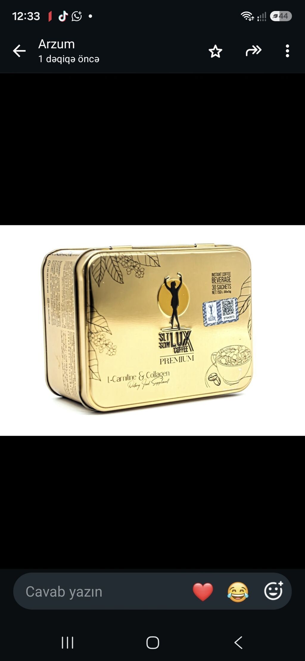 Məhsul: 30 ml ətir şüşələri və Slim Lux Coffee Premium 1) 30 ml ətir — Qida məhsulları, Digah (4)