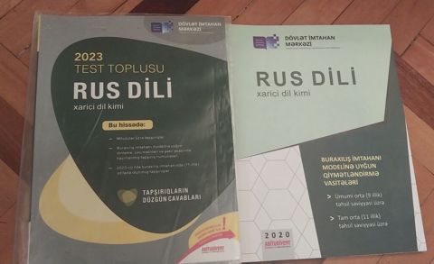Rus dili xarici dil kimi tədris vəsaiti və test toplusu 20 — Bakı