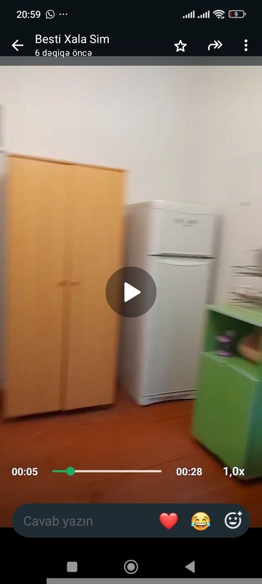 2-otaqlı mənzil kirayə verilir, İnşaatçılar m., 35 m² — Mənzil, Bakı (2)