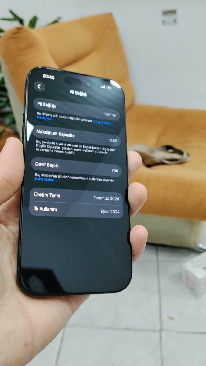 Apple iPhone 16 Pro Black Titanium 128GB/8GB — Smartfonlar, Bakı (6)
