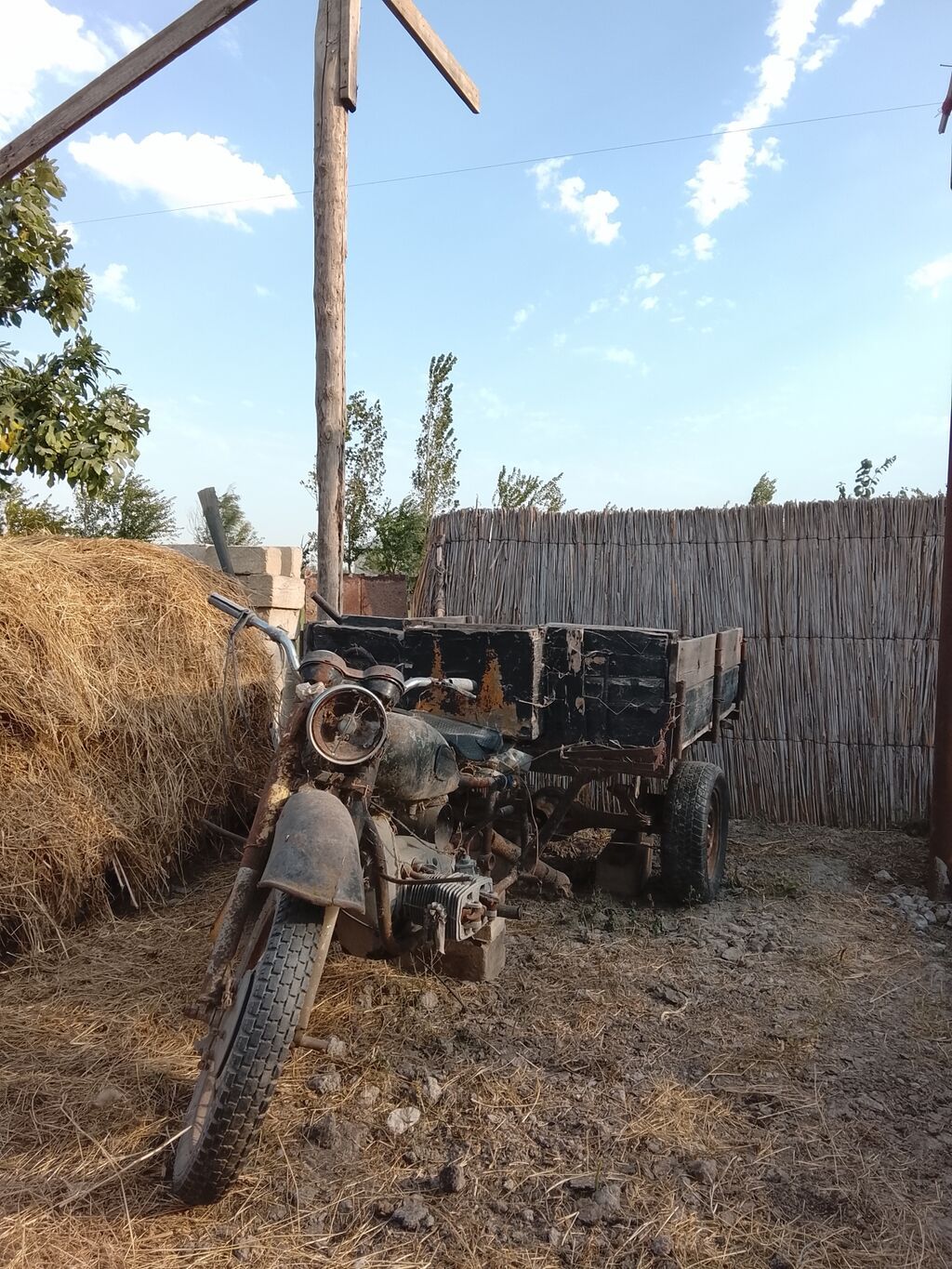 Üçtəkərli motoqoşqu (moto-araba) - Kənd təsərrüfatı yükləri və məişət — Motobloklar, Şirvan (2)