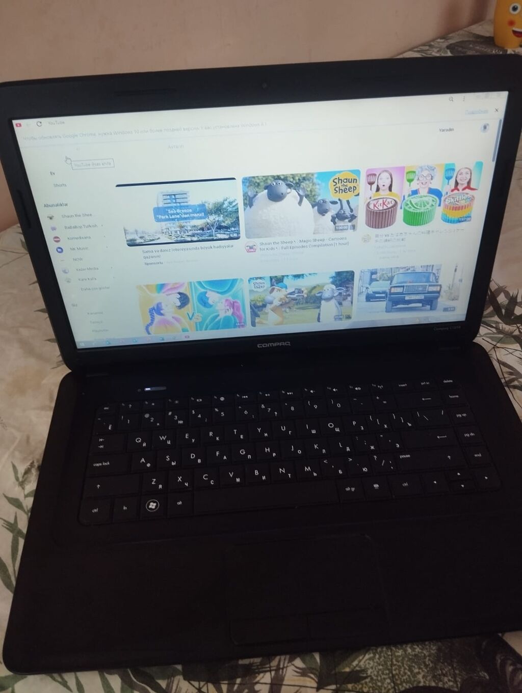 Compaq CQ58 noutbuku - Ekran: 15.6" (parlaq panel) - Klaviatura: tam — Elektronika, Bakı (8)
