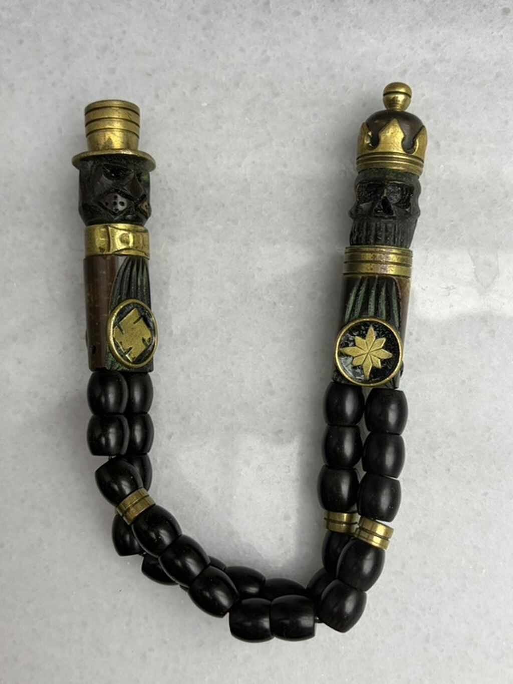 Təmiz saf ebanit təsbəh satılır, özəl sifarişlə hazırlanıb çox baha — Aksesuarlar, Bakı