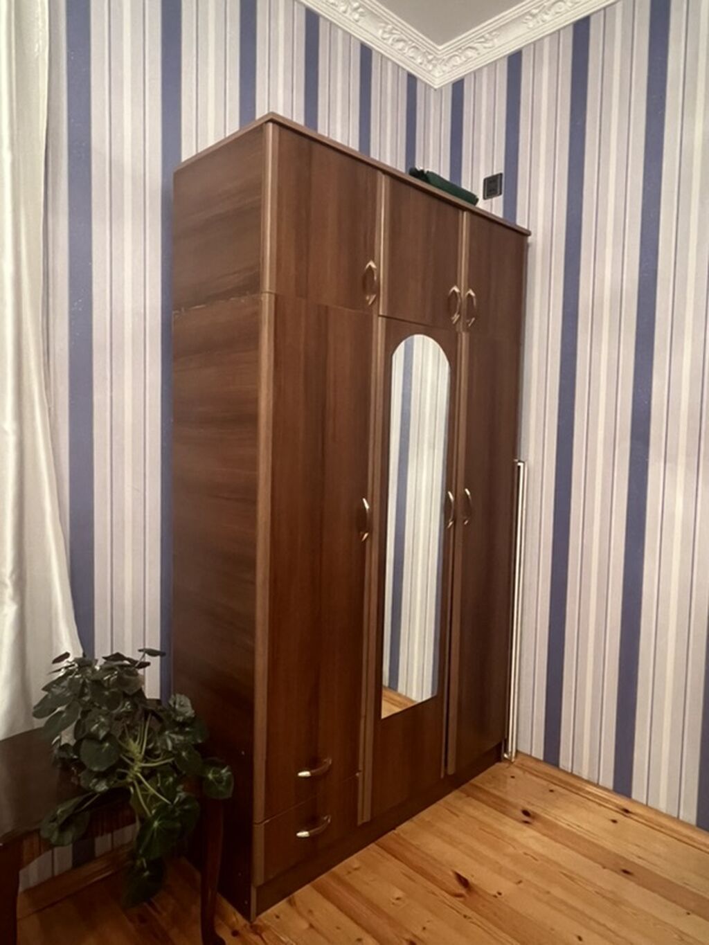Üç qapılı paltar şkafı - Material: ağac teksturalı laminat (isti — Mebel, Digah (2)