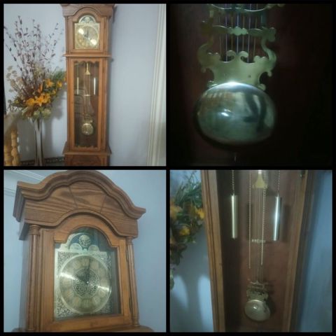 Antikvar alman istehsalı qüllə saatı (grandfather clock) — Bakı