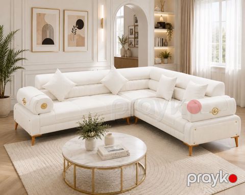 Çox gözəl görünüşə malik yeni künc divan Ölçüsü: 3×2.10 m