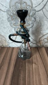 Nərgilə (şüşə kolba ilə) - Şüşə kolba: dalğalı dizayn, şəffaf. - — Аренда оборудования