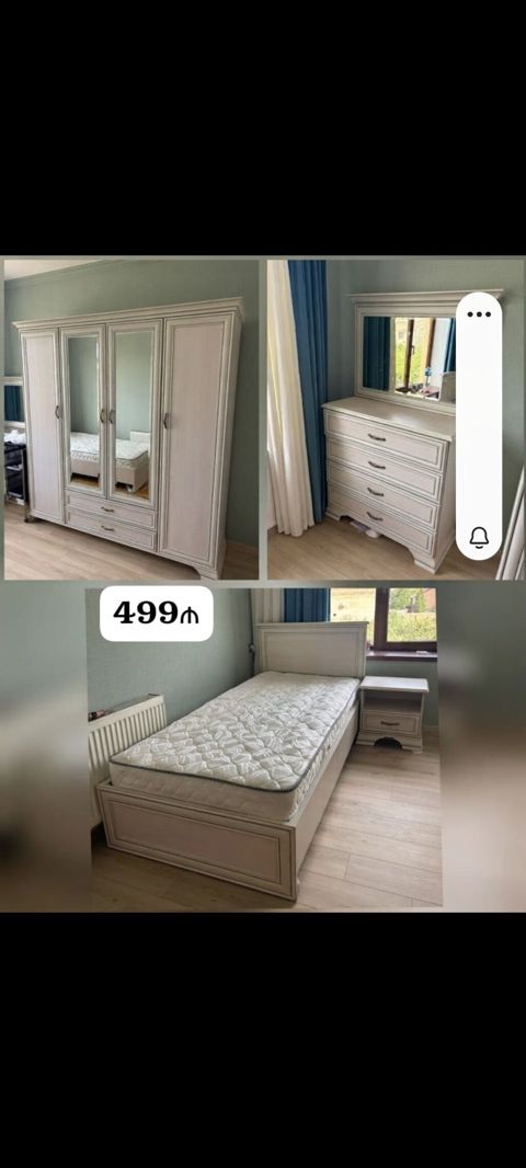 Gənc yataq mebeli dəsti — Həzi Aslanov Ümumi dəst (499₼): - 3 qapılı — Bakı