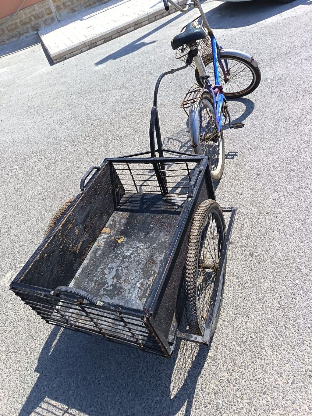 Qoşqulu velosiped 24 lük dür,tam işləkdir,qiy 130azn,ünvan Maştağa — Velosipedlər, Digah (2)