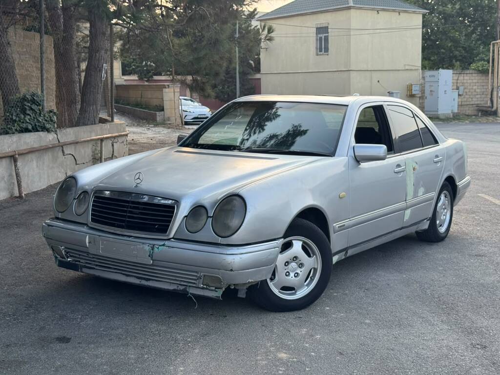 Mercedes E 200, 2.2 L, 1998 il, 299 566 km — Avtomobillər, Bakı (6)