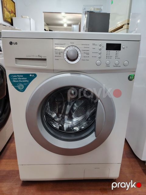 Paltaryuyan maşın LG, 6 kq, İşlənmiş, Avtomat, Qurutmasız, Kredit yoxdur, Ünvandan götürmə, Pulsuz çatdırılma, Ödənişli çatdırılma