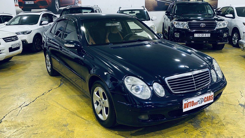 Mercedes E 220, 2.2 L, 2003 il, 352 145 km — Avtomobillər, Sumqayıt (2)