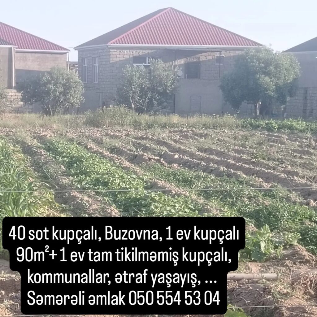 40 sot, Tikinti, Makler, Kupça (Çıxarış) — Torpaq, Bakı (4)