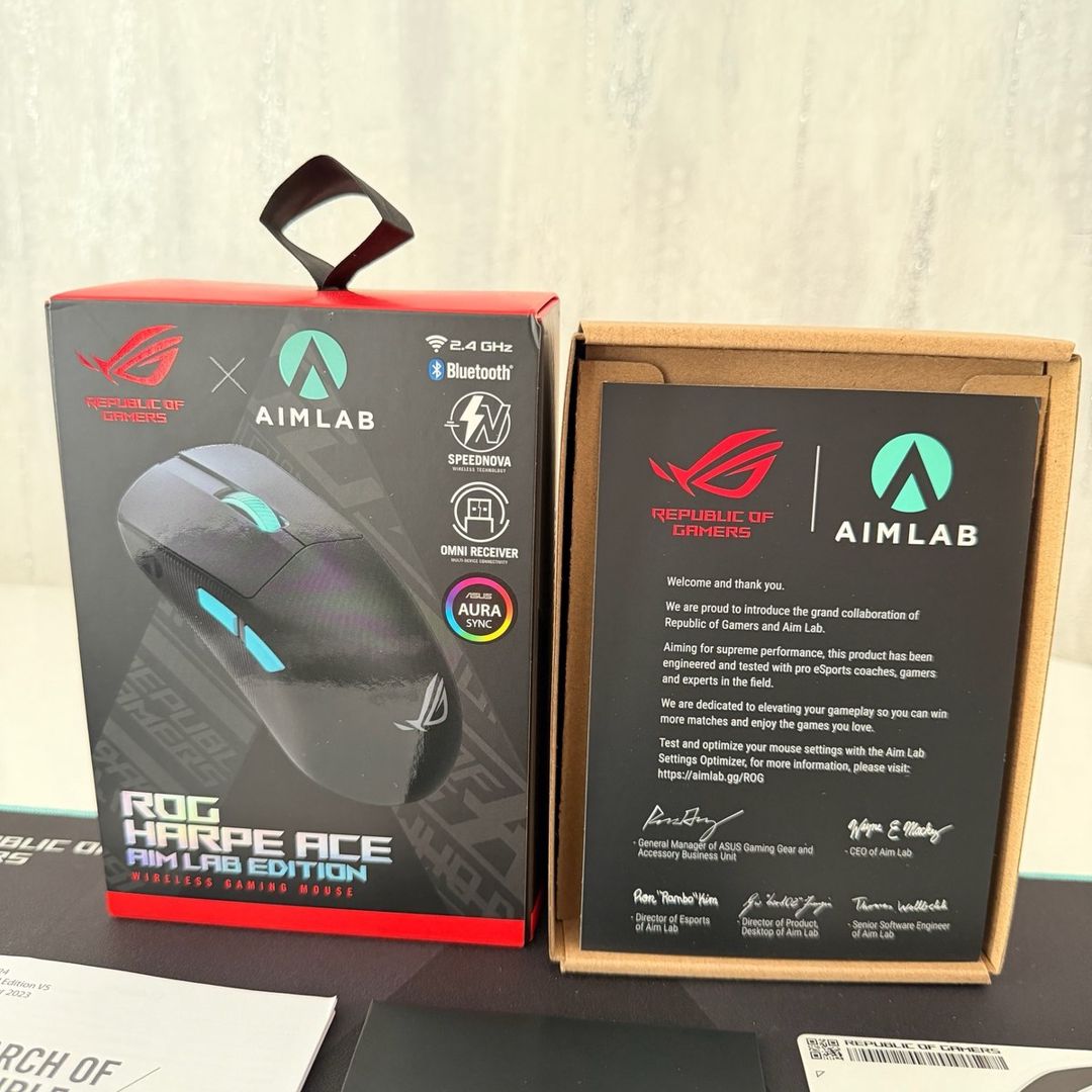 ASUS ROG Harpe Ace + Hone Ace Aim Lab oyun dəsti — Elektronika, Bakı (12)