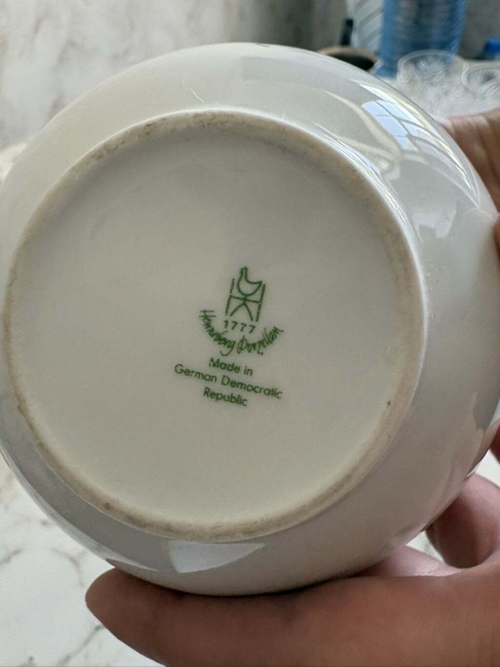 Çay dəsti, rəng - Ağ, Farfor, 6 nəfərlik, Almaniya — Mallar, Bakı (4)