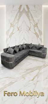 280×200 Ölçüdə Yeni Model Künc Divan Müasir və rahat dizayn — Fero Mobliya