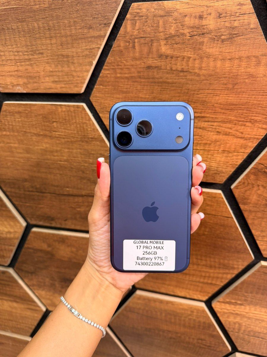 Apple iPhone 17 Pro Max Deep Blue 256GB/12GB — Smartfonlar, Bakı (3)