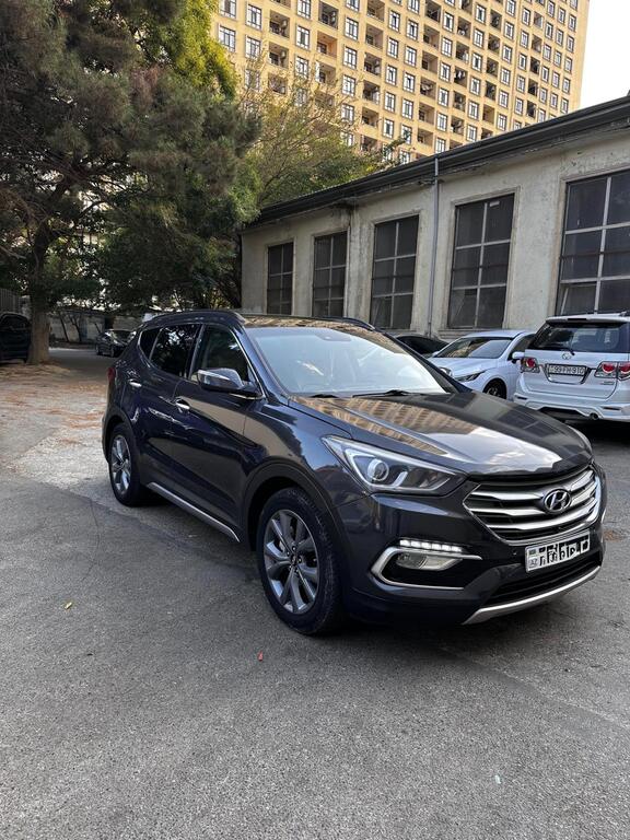 Hyundai Santa Fe, 2.0 L, 2016 il, 112 000 km — Avtomobillər, Bakı (3)