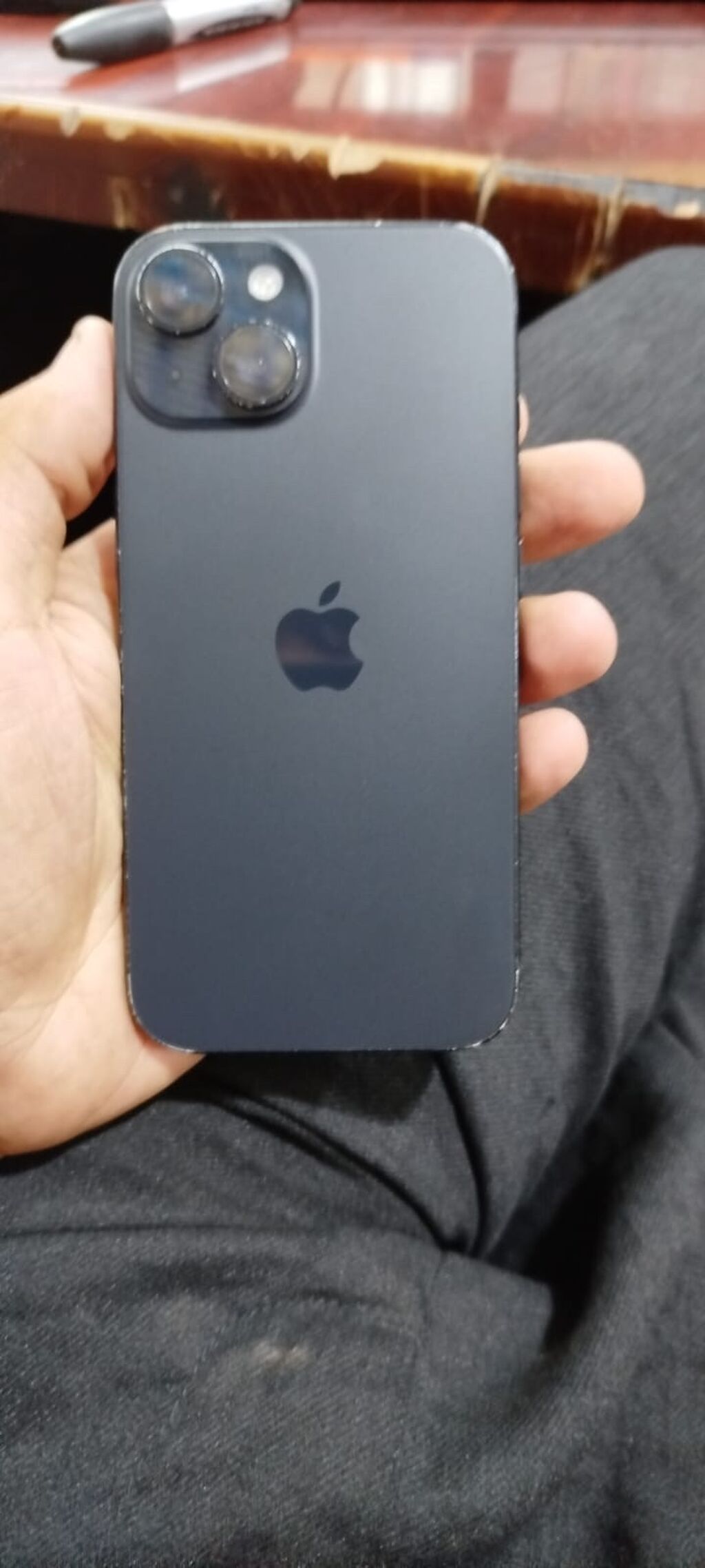 IPhone 15, 128 GB, Black Titanium, Zəmanət, Barmaq izi, Face ID — Apple iPhone, Göytəpə (4)