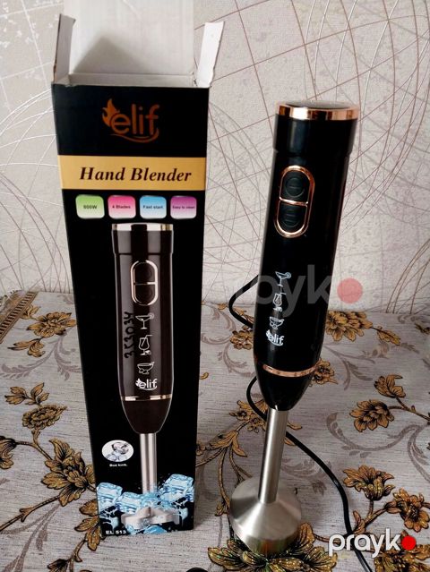 Elif Hand Blender – EL 513 - Güc: 800W - Bıçaqlar: 4-lü paslanmayan