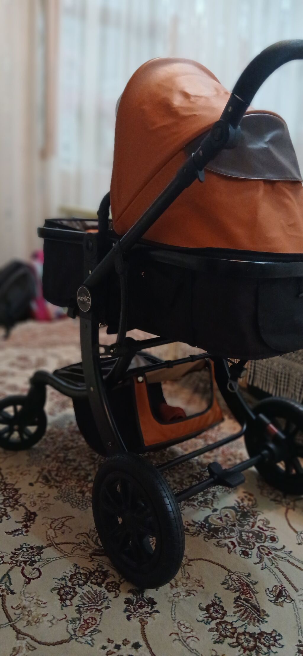 Uşaq arabası – Amic brendi, 2-in-1 tipli hecbir prablemi yoxdu islek — Mallar, Bakı (3)