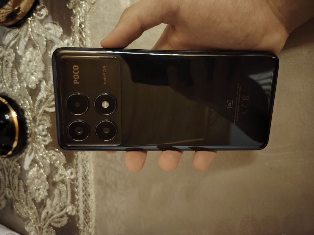Poco X6 Pro 5G, 256 GB, rəng - Qara, Barmaq izi — Elektronika, Bakı (6)
