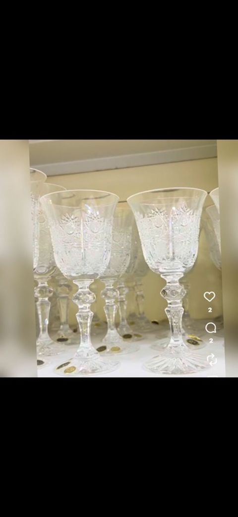 Qədəhlər, rəng - Ağ, Xrustal, 200 ml, Çexiya — Bakı