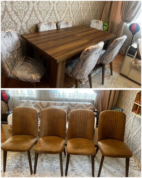 Masa dəsti satılır 350₼. masa açılır,6 oturacaqlıdır.Ünvan — Bakı