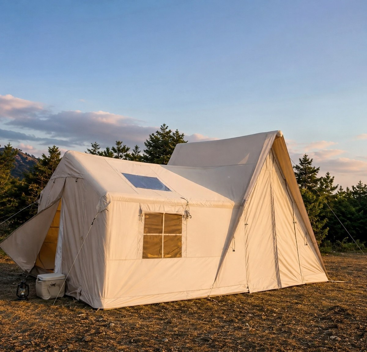 Wolf Nest A-Frame Şişmə Çadır 4.20x3.00x2.55m — Mallar, Bakı (3)