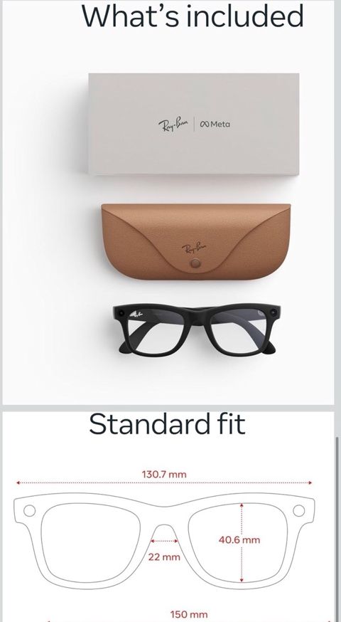 Meta Ray-Ban (Gen 2) Wayfarer Smart AI Glasses, Ma — Bakı