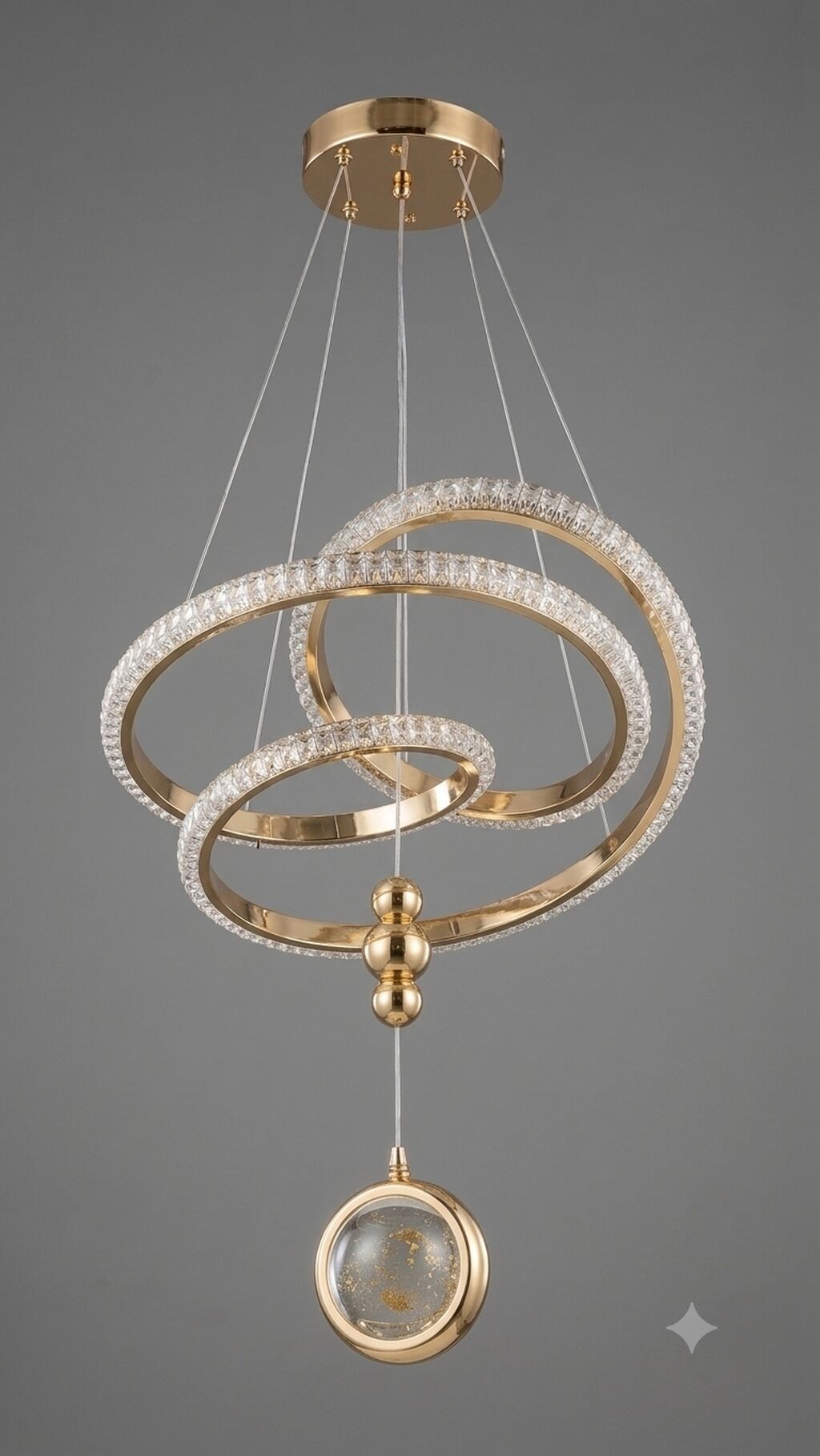 Led Çılçıraq, 4 və daha çox lampa, Metal — İşıqlandırma, Novxanı (5)
