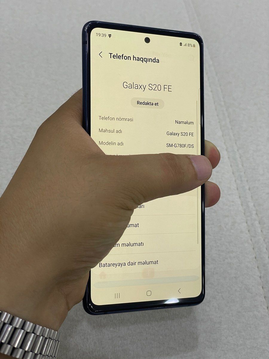 Samsung Galaxy S20 FE Cloud Mint 128GB/8GB — Smartfonlar, Bakı (4)